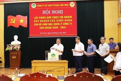 Hội nghị quy hoạch cán bộ lãnh đạo, quản lý Công ty, giai đoạn 2026 – 2031