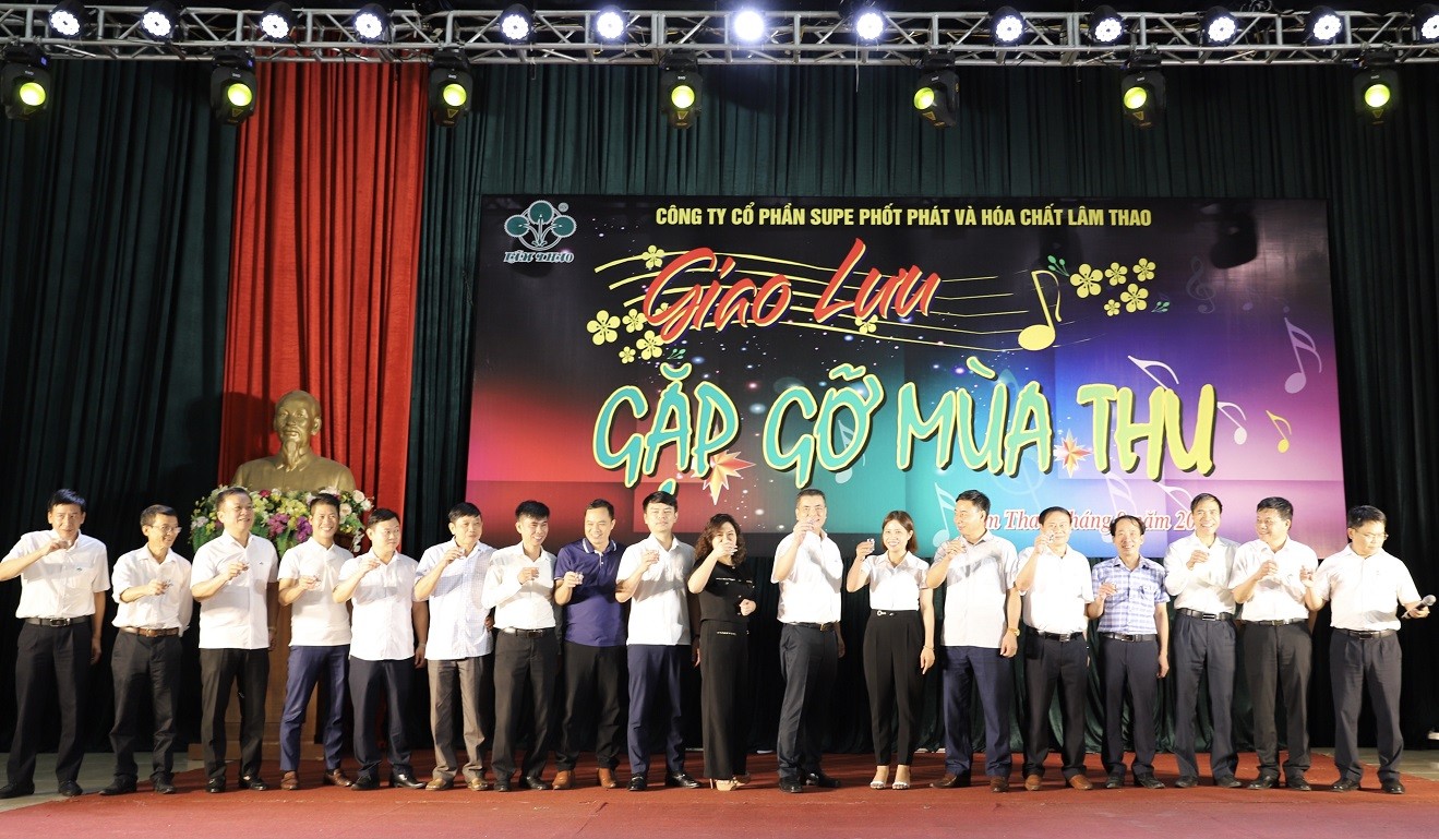 Supe Lâm Thao tổ chức giao lưu, gặp gỡ với các xã, thị trấn trên địa bàn