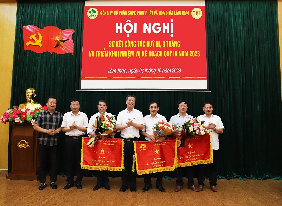 Supe Lâm Thao: 9 tháng hoàn thành 92% kế hoạch sản xuất năm 2023.