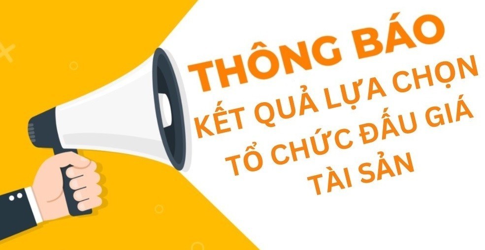 Thông báo số 239 kết quả lựa chọn tổ chức đấu giá tài sản