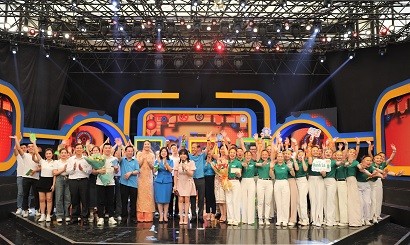 Người lao động Supe Lâm Thao vui cùng 'giờ thứ 9", năm 2024.