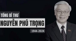 THÔNG BÁO VỀ VIỆC DỪNG CÁC HOẠT ĐỘNG TRONG DỊP QUỐC TANG TỔNG BÍ THƯ NGUYỄN PHÚ TRỌNG.