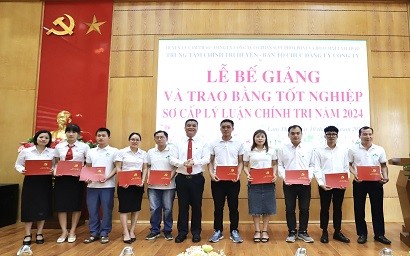 BẾ GIẢNG LỚP SƠ CẤP LÝ LUẬN CHÍNH TRỊ NĂM 2024