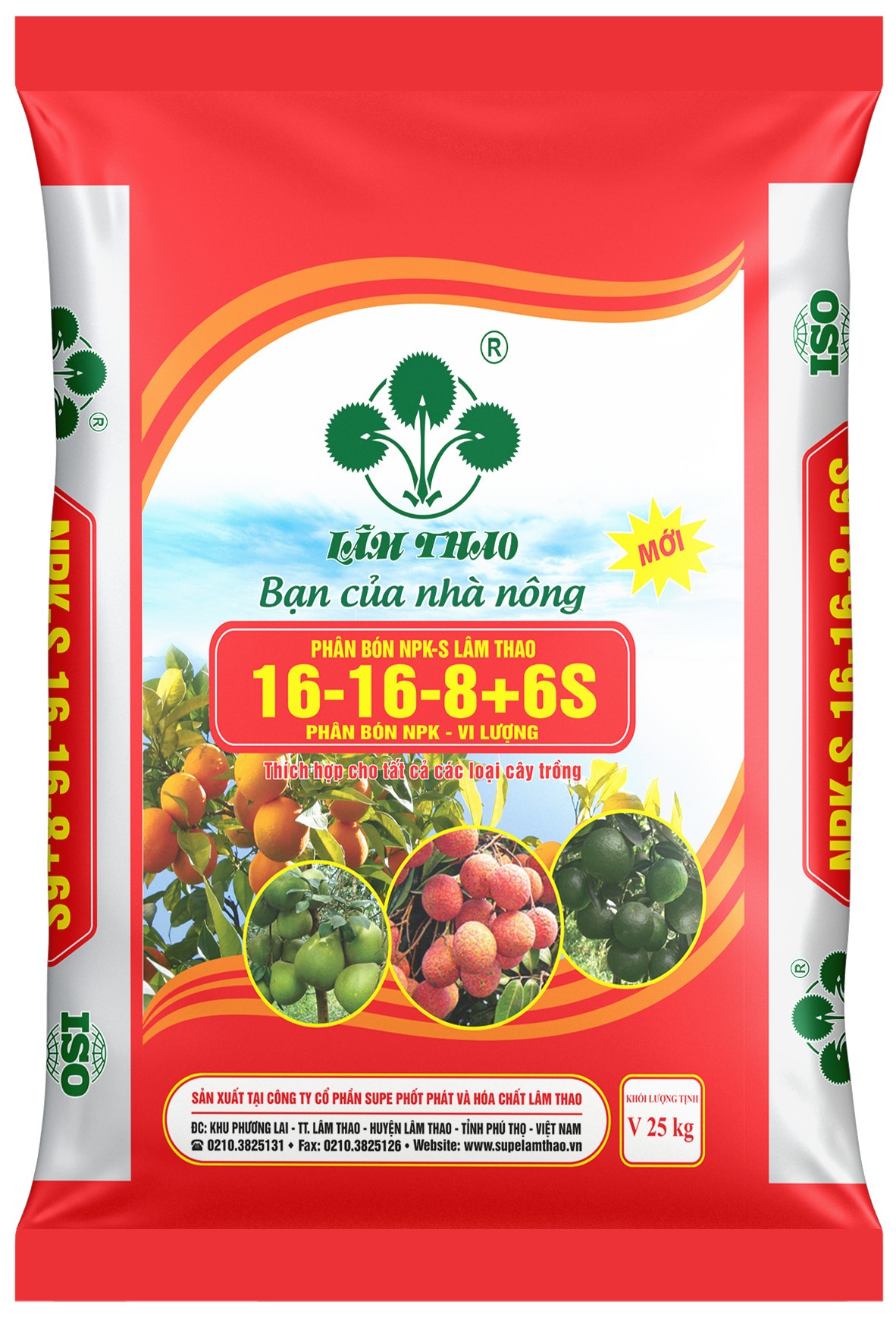 Phân bón hàm lượng dinh dưỡng cao thế hệ mới của Cty Lâm Thao