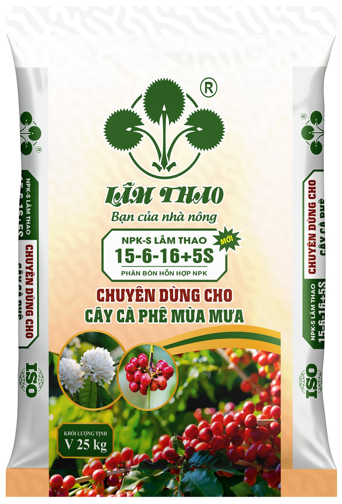 Phân bón NPK-S Lâm Thao 15-5-16+5S