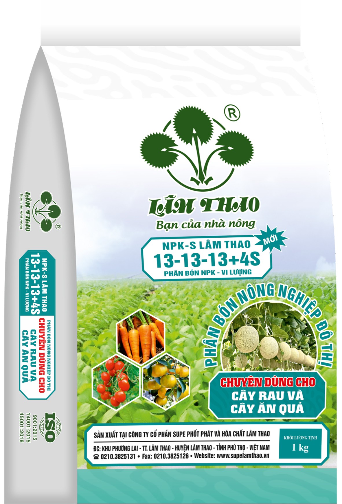Phân bón NPK-S Lâm Thao 13-13-13+4S